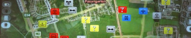 Verschiedene taktische Zeichen