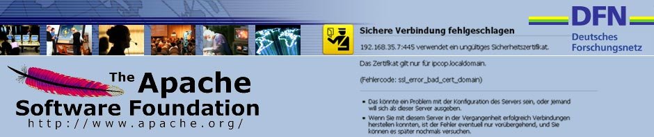 Apache DFN Zertifikat