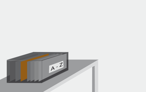 Information als Karteikarte