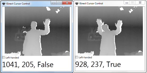 Kinect Cursor Control