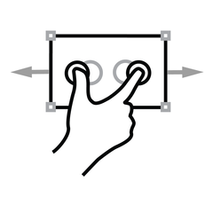 Zwei-Finger Scale Media