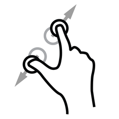 Zwei-Finger Scale