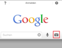 4. Nach der Aktivierung ist Goggles über das Kamera-Symbol neben der Suchleiste zu finden.