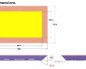 Abmessungen des PixelSense ohne Standbeine in mm