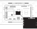 Rückansicht des PixelSense mit der Anschlussverteilung